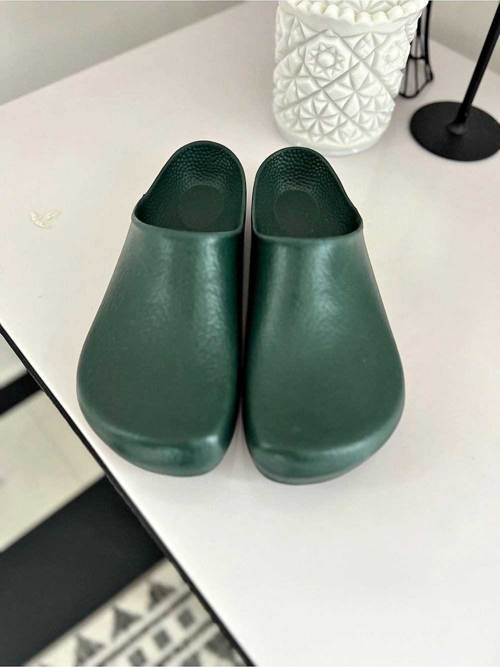 Birkenstock Boston EVA Green Clogs